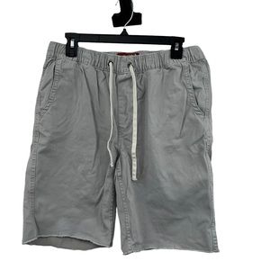 Arizona Jean Company Flex Shorts Drawstring Waist Raw Hem